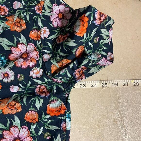 Thomas Sterling Floral Resort Hawaiian Tropical Men’s button up shirt Medium - Picture 7 of 9